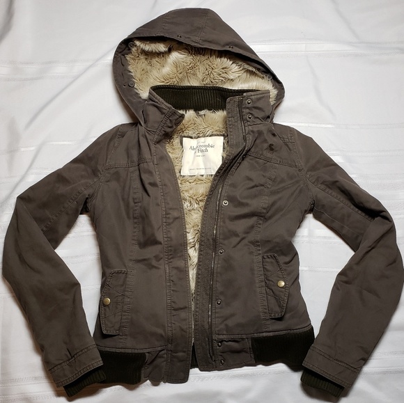 Abercrombie & Fitch Jackets & Blazers - Abercrombie & Fitch Faux Fur Jacket